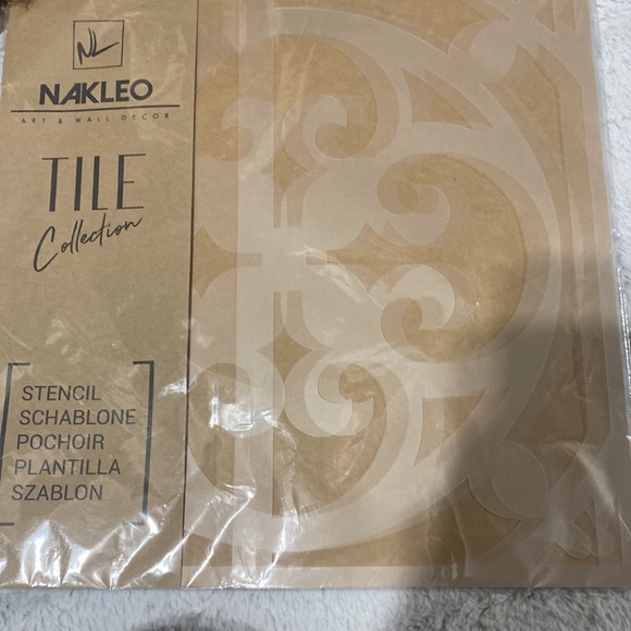 95. Reusable plastic stencil NWT - Picture 2 of 4